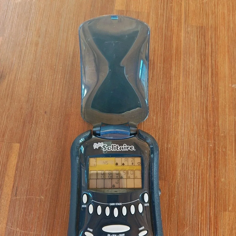 2006‎ Radica FlipTop Solitaire Klondike Lighted Electronic Handheld Tested ZC3
